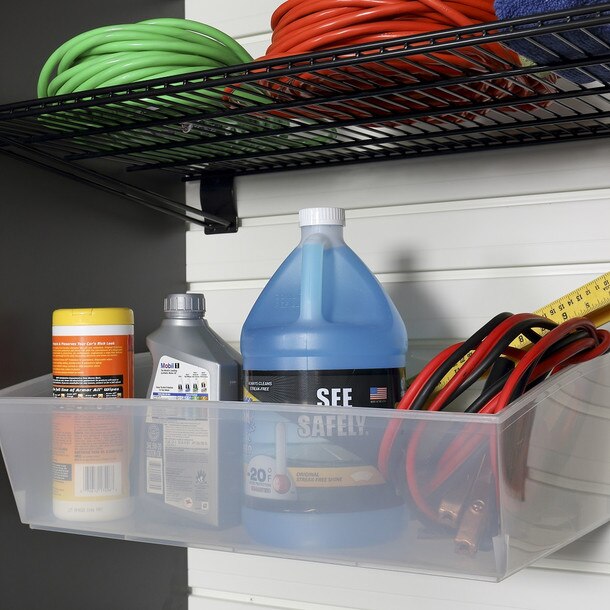 Flow Wall Jumbo Storage Hard Bin 2 Pack - Clear