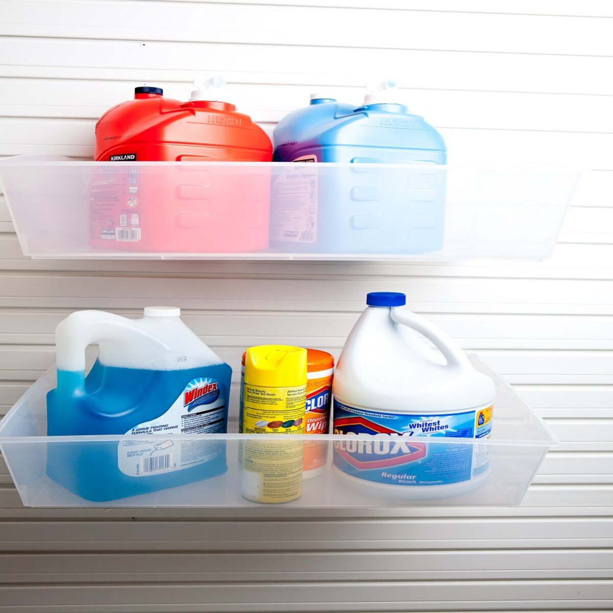 Flow Wall Jumbo Hard Bin (2 Pack) - Clear