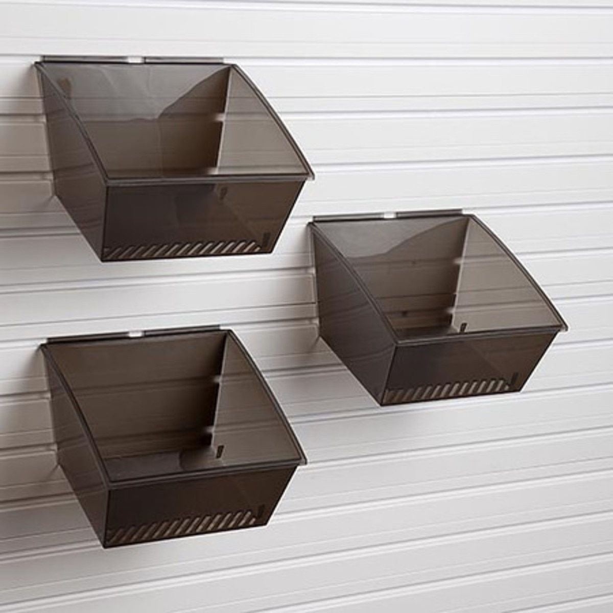 Flow Wall Medium Hard Bin (3 Pack) - Black