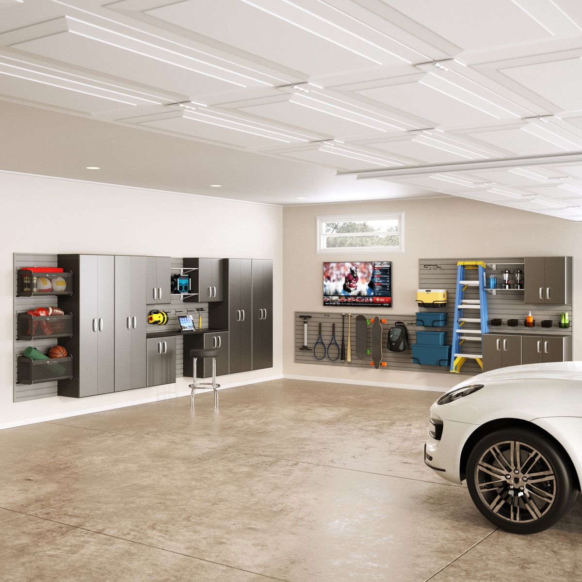 Flow Wall 12 Piece Dream Garage - Graphite/Black