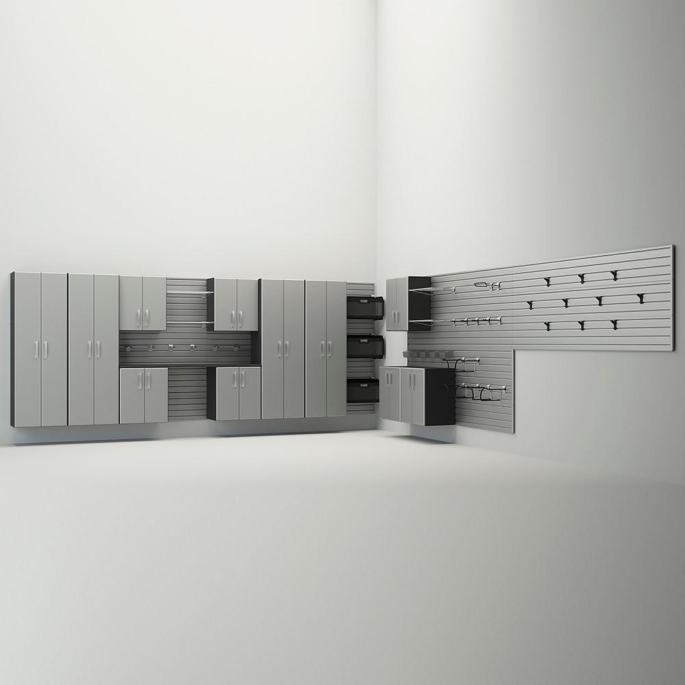 Flow Wall 12 Piece Dream Garage - Silver/Silver