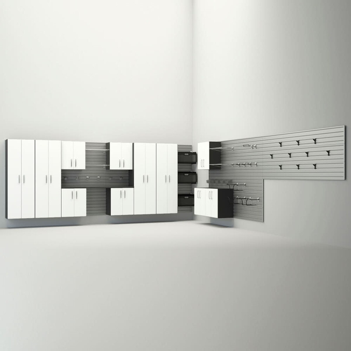 Flow Wall Dream Garage - White/Silver