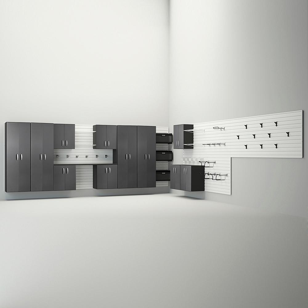 Flow Wall 12 Piece Dream Garage - Graphite/White