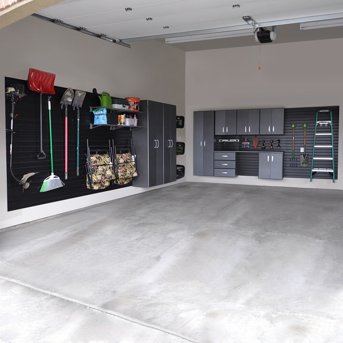 Flow Wall 9 Piece Jumbo Cabinet Storage Set - Graphite/Black