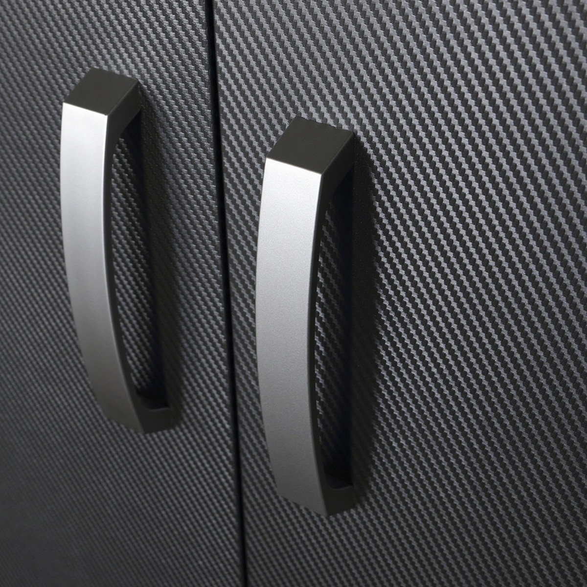 Flow Wall 9 Piece Jumbo Cabinet Storage Set - Graphite/Black