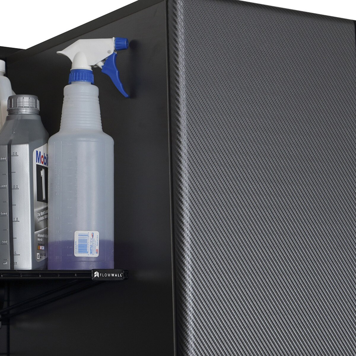 Flow Wall 5 Piece Deluxe Garage Workstation - Black/Graphite