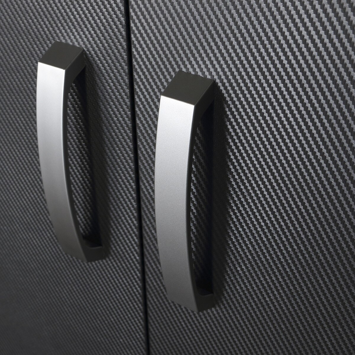 Flow Wall 8 Piece Cabinet Deluxe Workstation - Graphite/Black