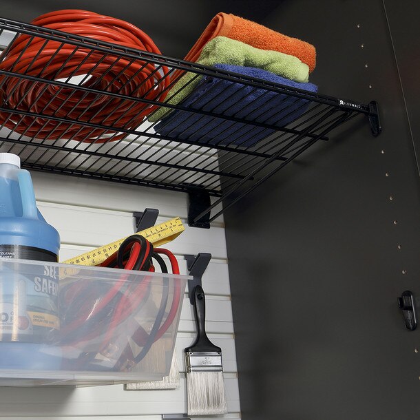 10 Piece Slatwall Panel, Jumbo Cabinet & Workstation Storage Set - Silver Slatwall / Silver Cabinets