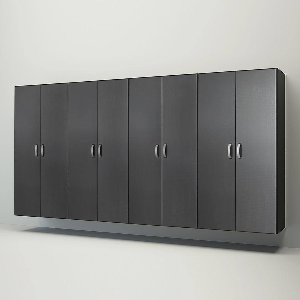 6 Piece Slatwall Panel, Jumbo Storage Set White Slatwall