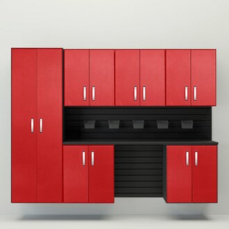 7pc Cabinet Storage Set Black Red Carbon 7pc Cabinet Storage Set Black Red Carbon