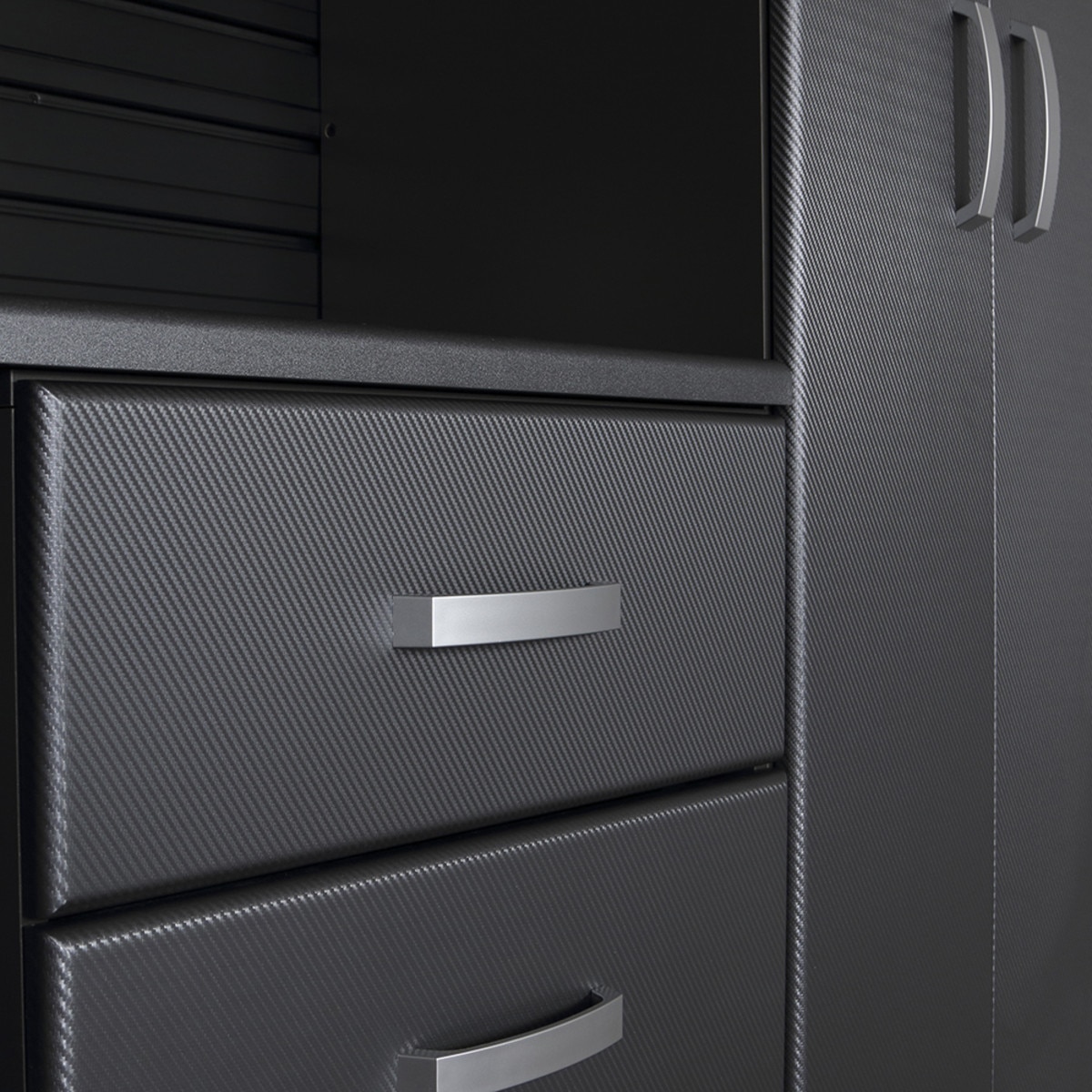 Flow Wall 8 Piece Cabinet Set - White/Graphite