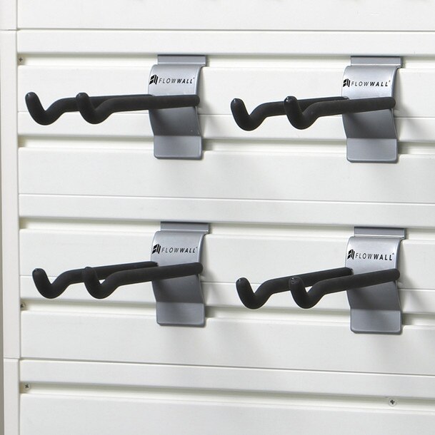 Flow Wall 8 Long Storage Hook 4 Pack