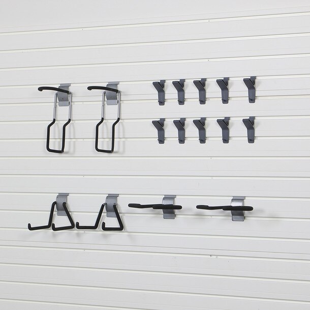 Flow Wall 16 Piece Sports Hook Storage Set