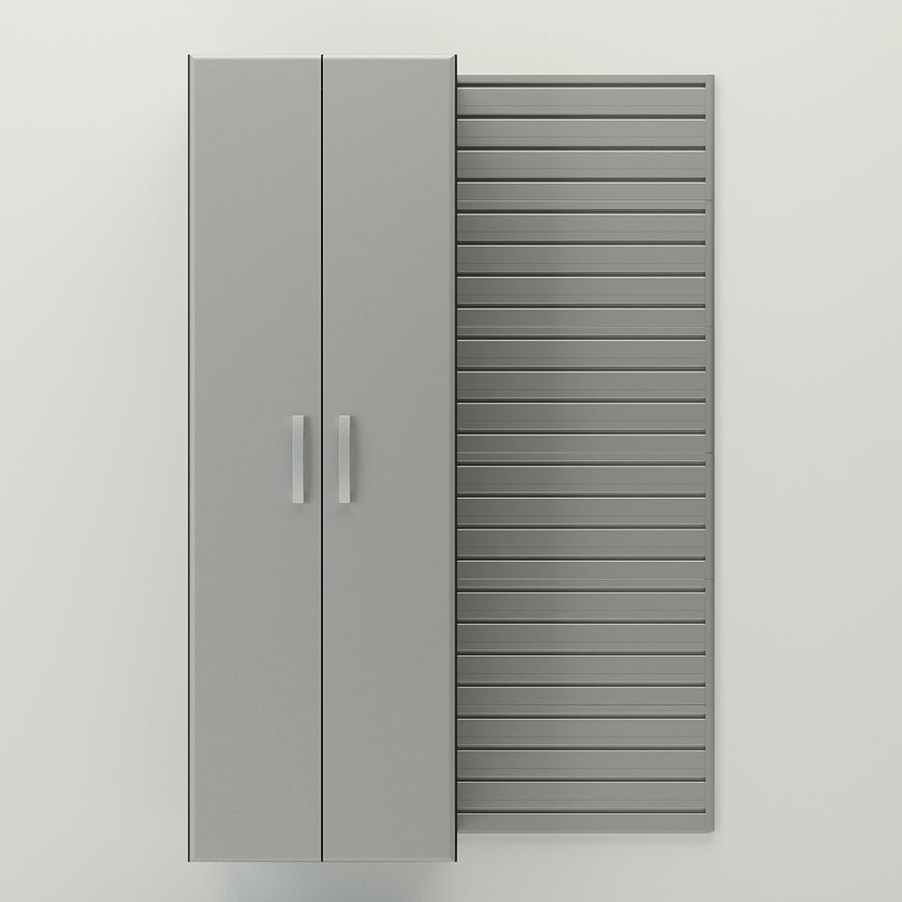 Flow Wall Tall Cabinet - Silver