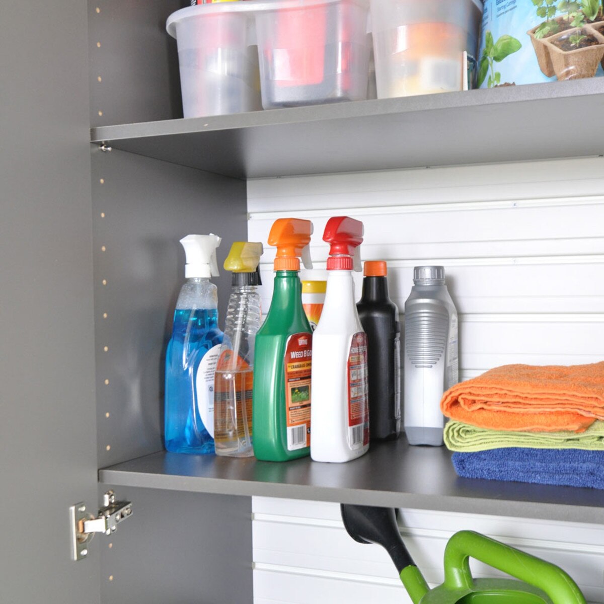 Flow Wall Tall Cabinet - Silver