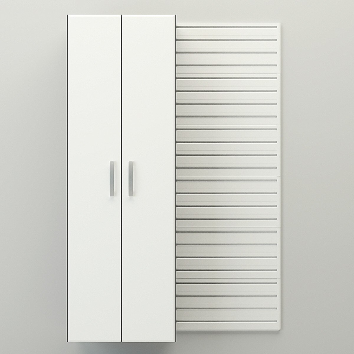 Flow Wall Tall Cabinet - White