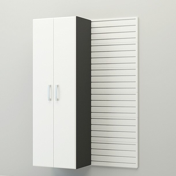 Flow Wall Tall Storage Cabinet - White Cabinet