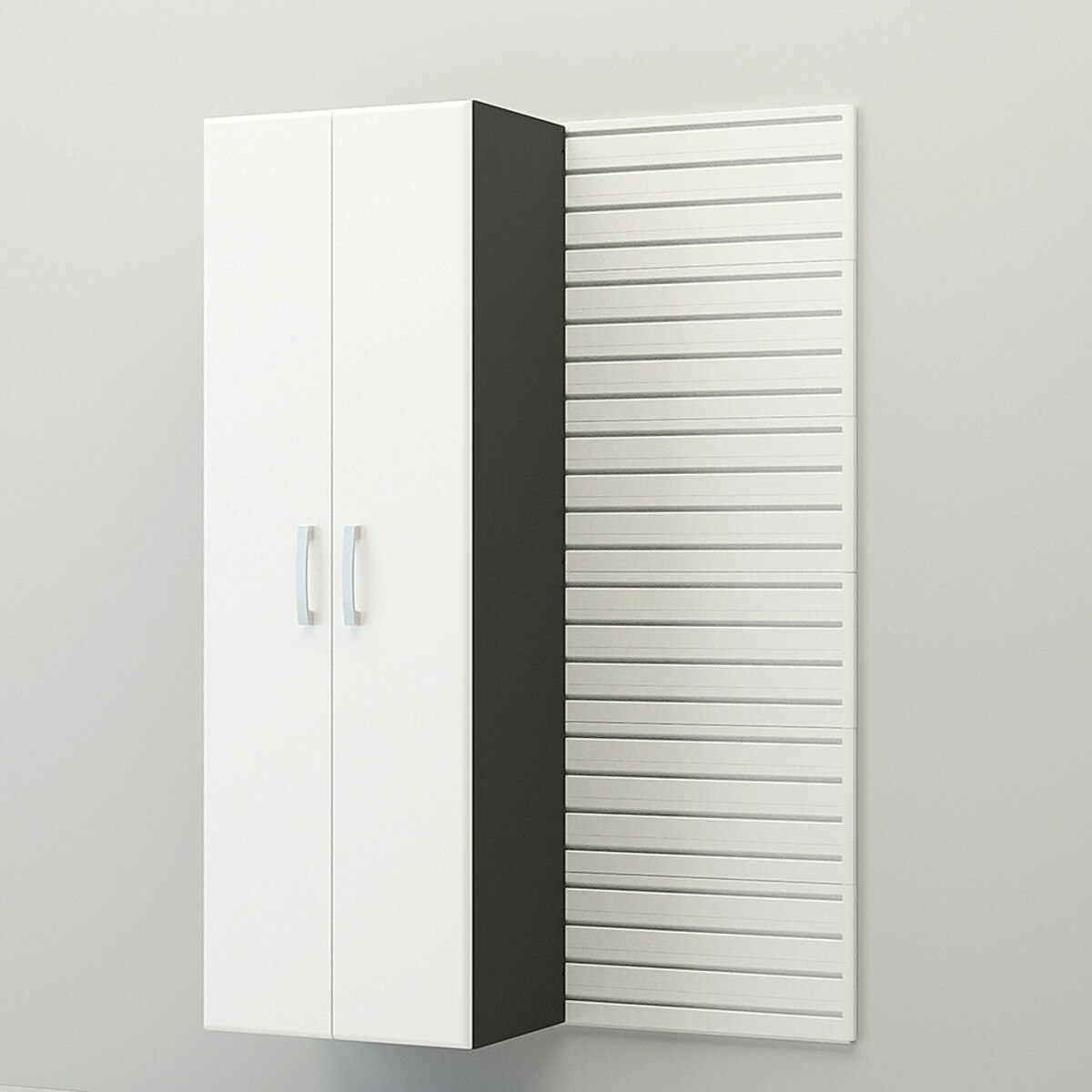 Flow Wall Tall Cabinet - White