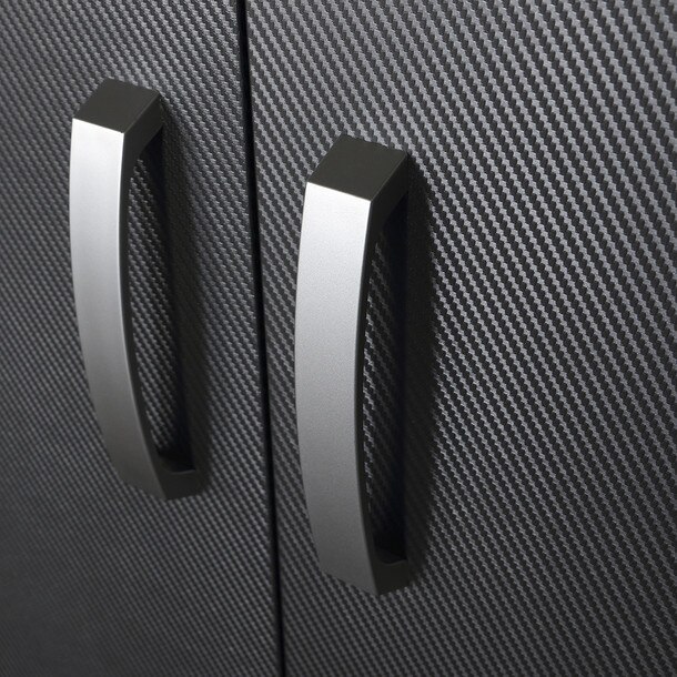 Flow Wall Top Storage Cabinet - Graphite Carbon Cabinet