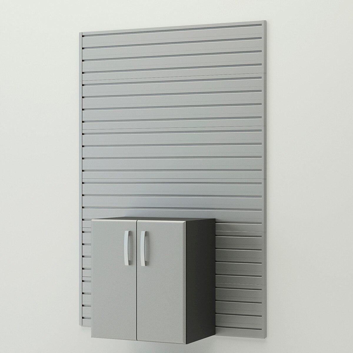 Flow Wall Base Cabinet - Silver