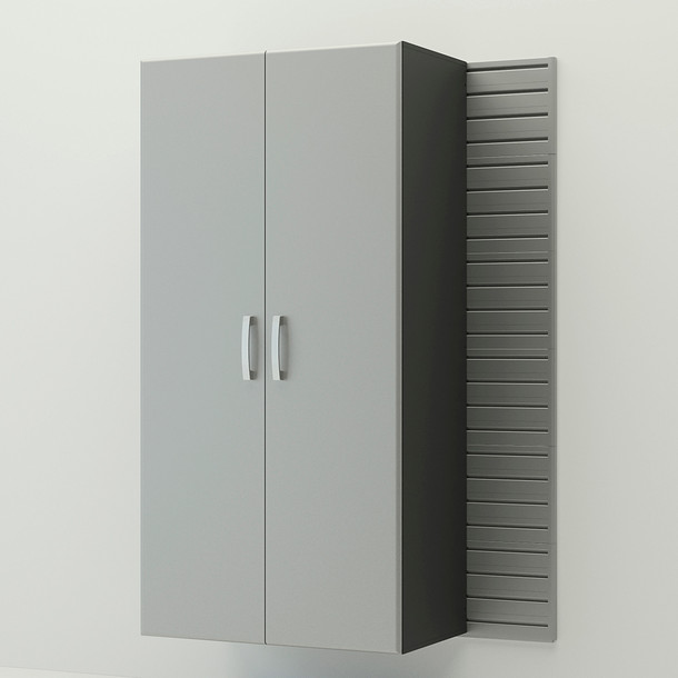 Flow Wall Jumbo Storage Cabinet - Silver Cabinet
