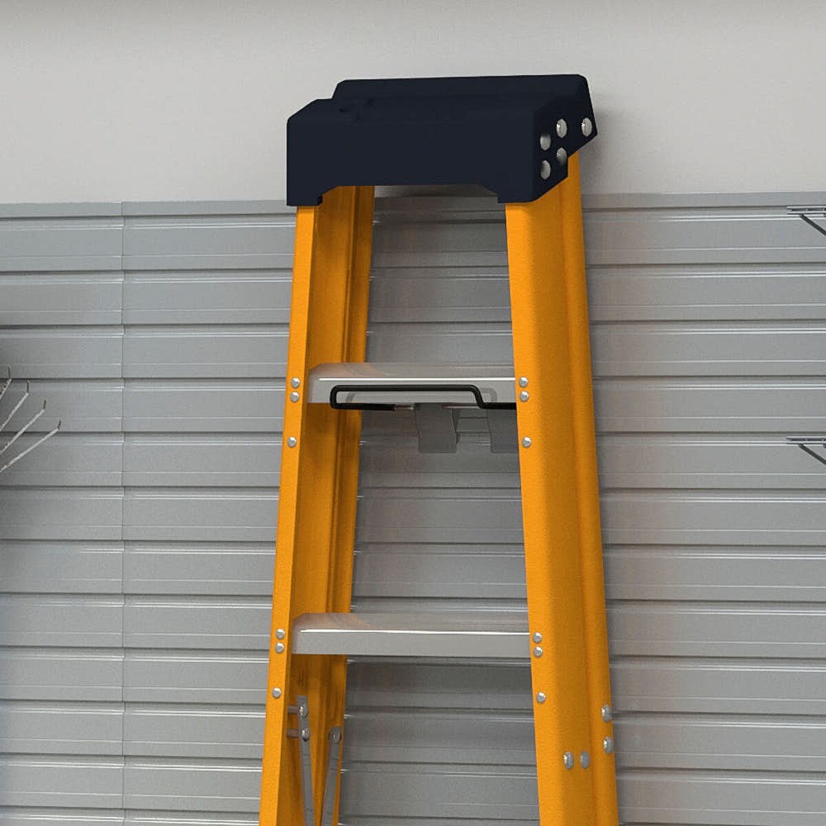 11 Piece Slatwall Panel, Shelf, Hook Storage Set - Silver Slatwall