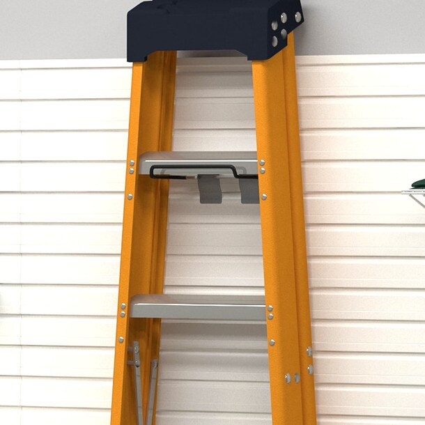 12 Piece Slatwall Panel, Shelf, Bin & Hook Storage Set - White Slatwall