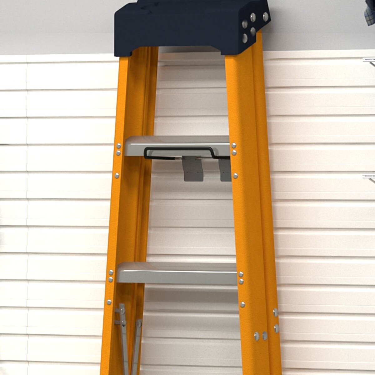 15 Piece Slatwall Panel, Shelf, Medium Bin & Hook Storage Set - White Slatwall