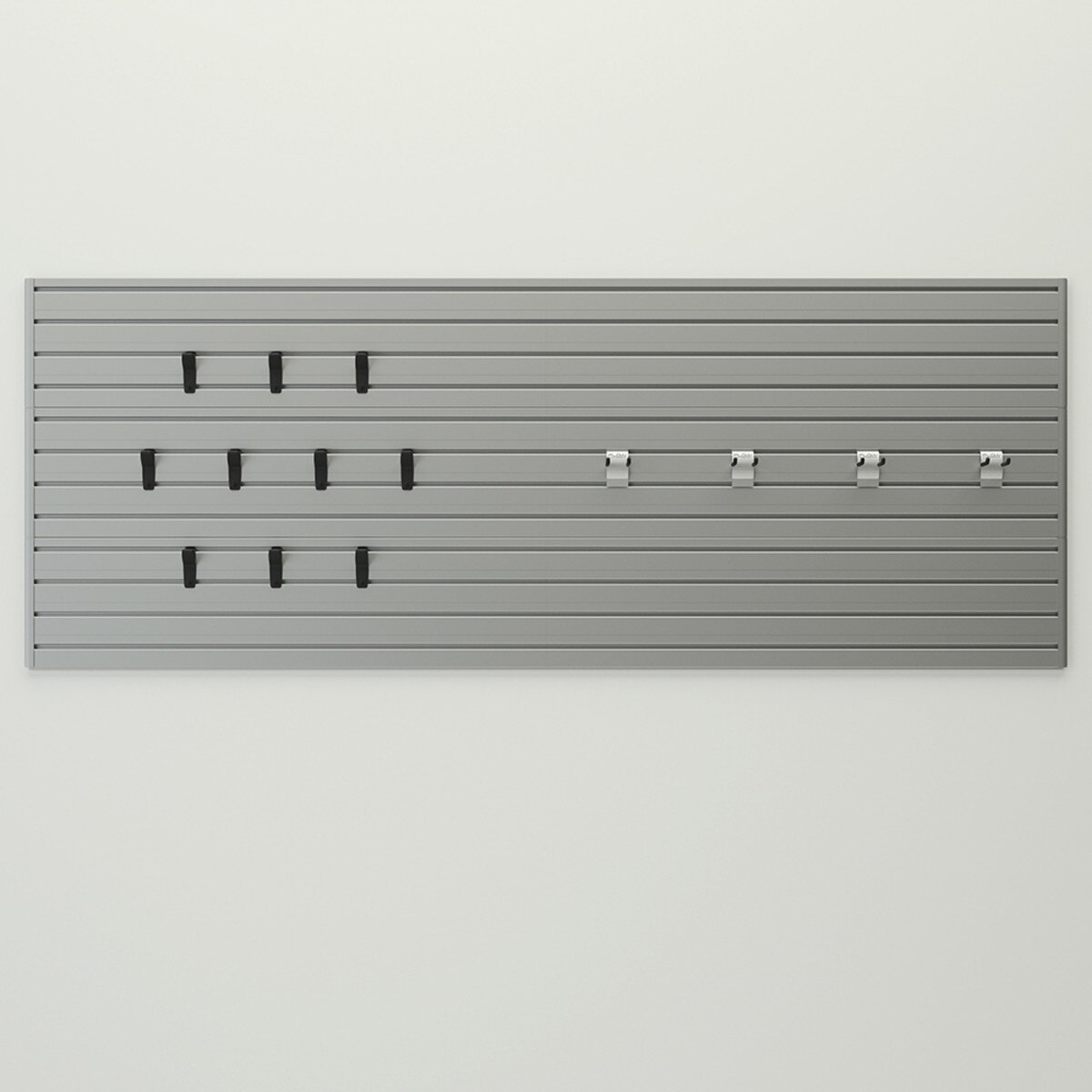 Flow Wall Hook and Panel Starter Set - Silver