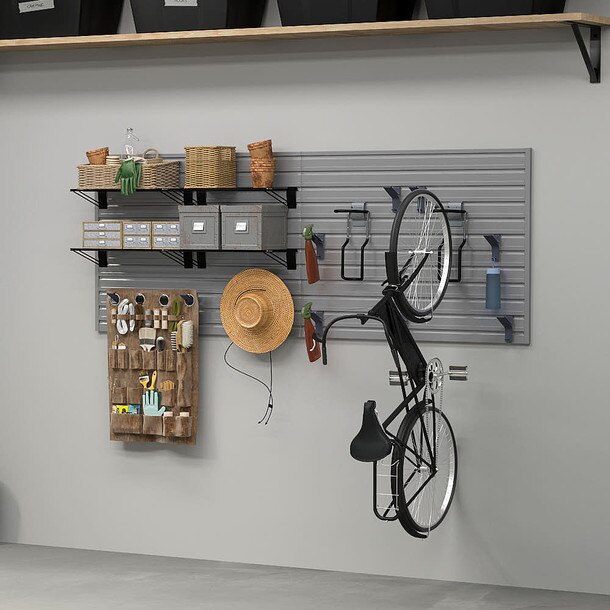 slatwall bike storage