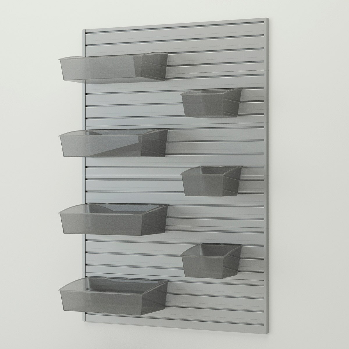 Flow Wall Hard Bin Starter Set - Silver