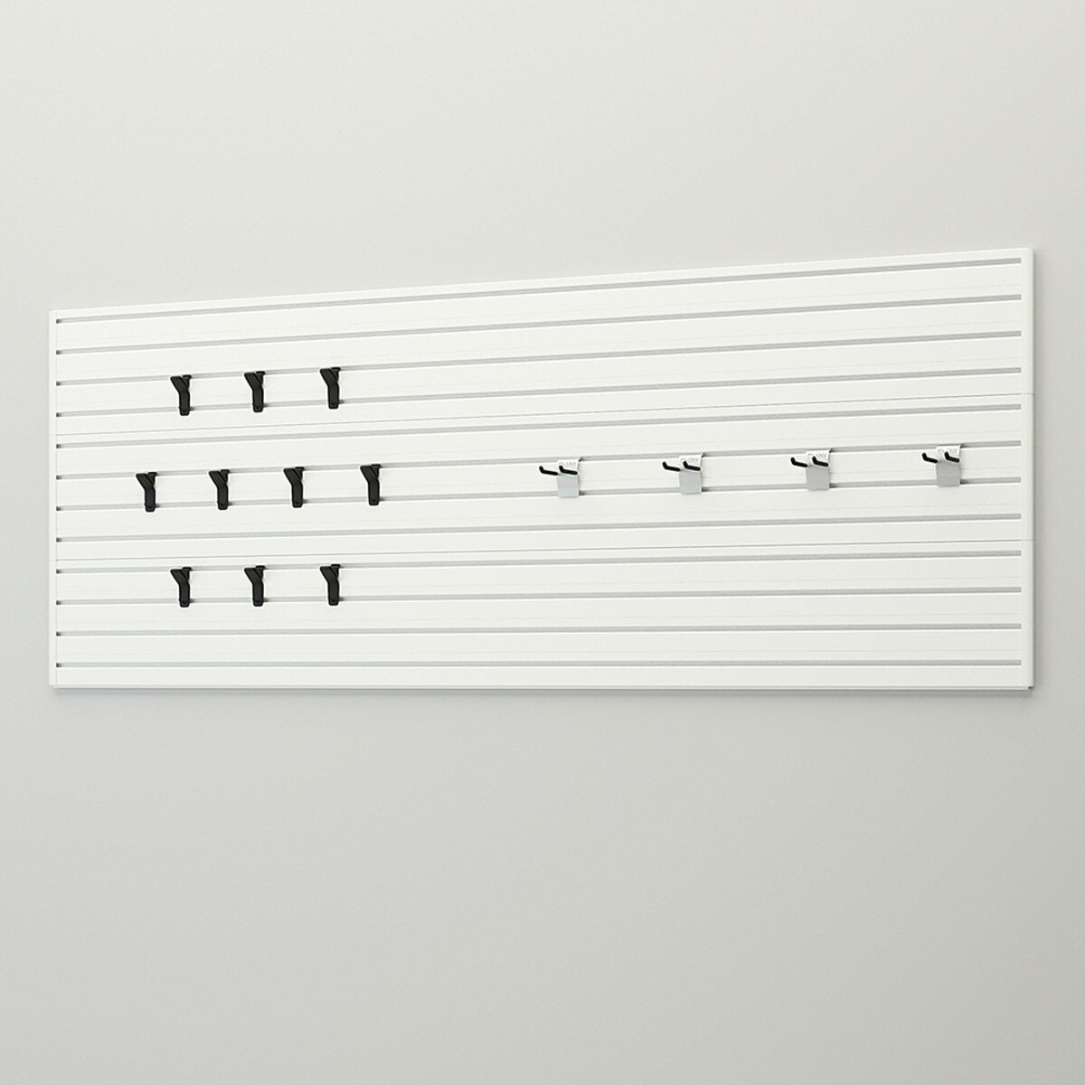 Flow Wall Hook and Panel Starter Set - White