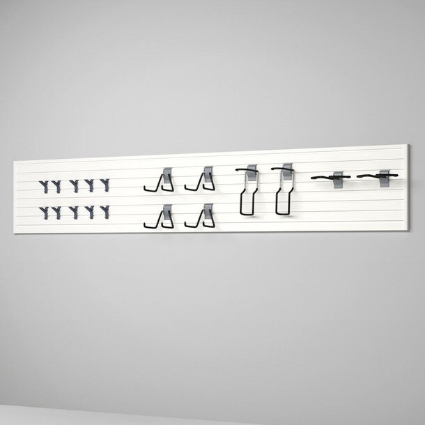 Flow Wall Sports Hook and Panel System - White