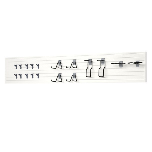 Flow Wall Sports Hook and Panel System - White