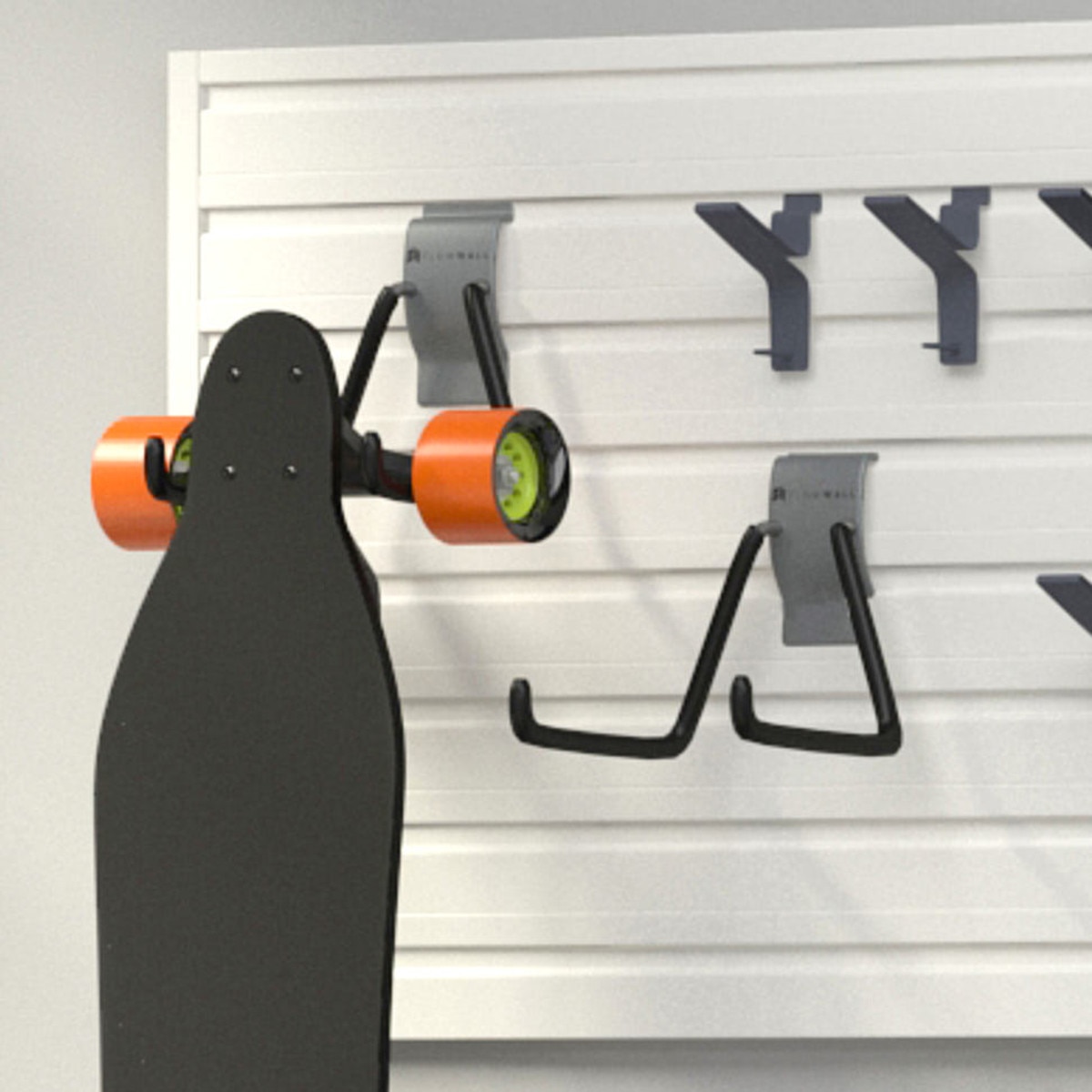 Flow Wall Sports Hook and Panel System - White