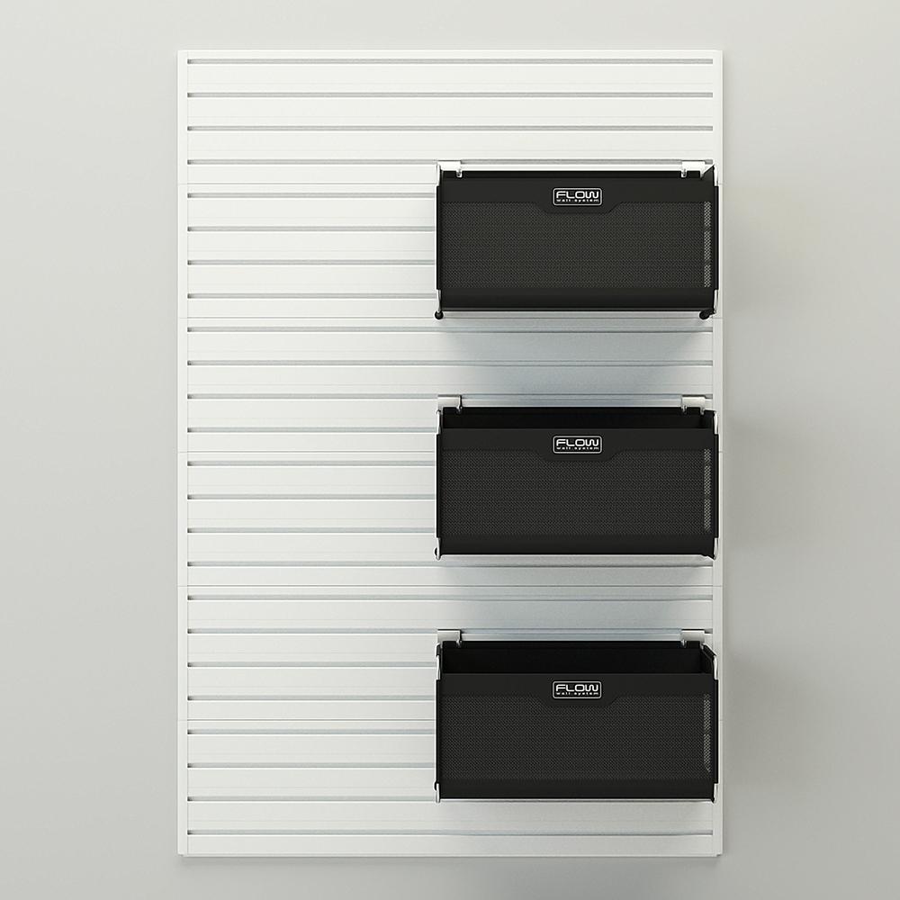 Flow Wall Soft Bin Combo (3 Pack) - White