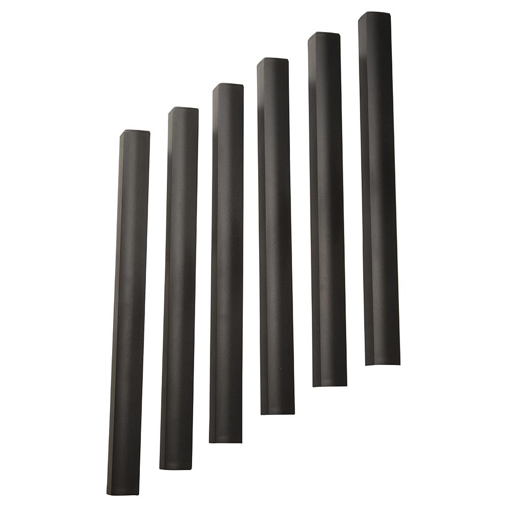 Flow Wall Finish Strips (6 Pack) - Black
