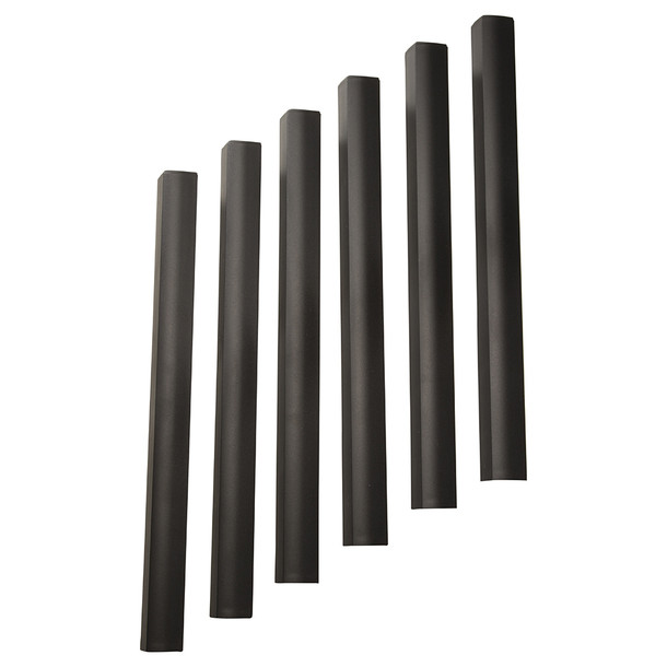 Flow Wall Finish Strips 6 Pack - Black