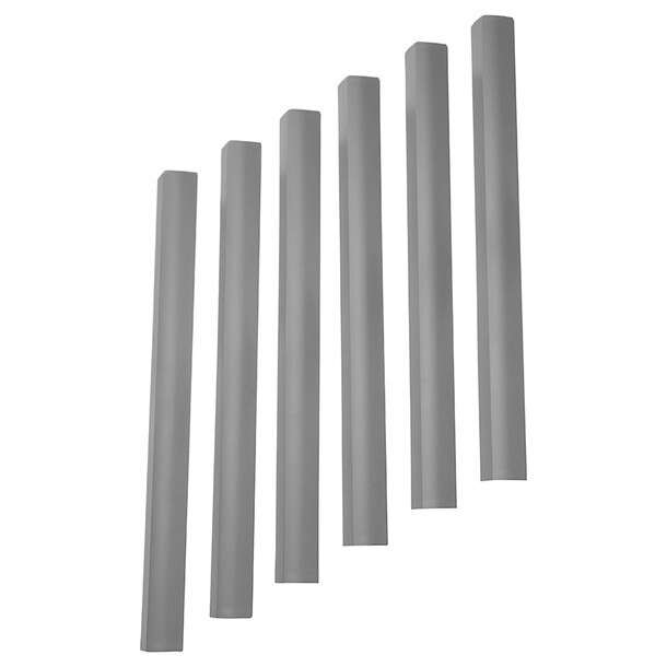 Flow Wall Finish Strips 6 Pack - Silver
