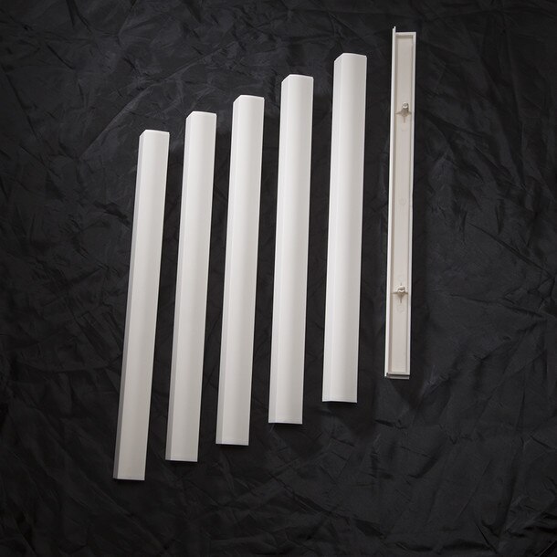 Flow Wall Finish Strips (6 Pack) - White