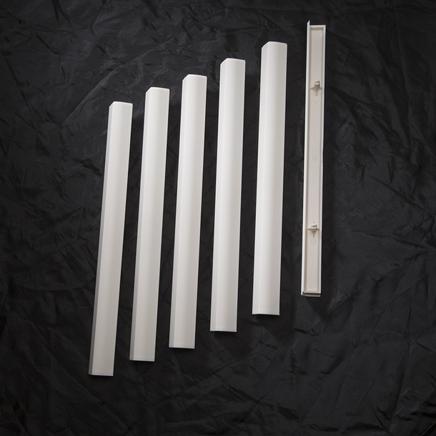 Flow Wall Finish Strips 6 Pack - White